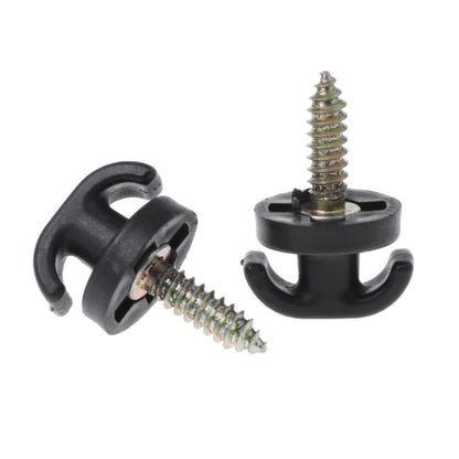 2 PCS Universal Car Trunk Original Hook Flat Type Vertical Luggage Net Hook Link by buy2fix
