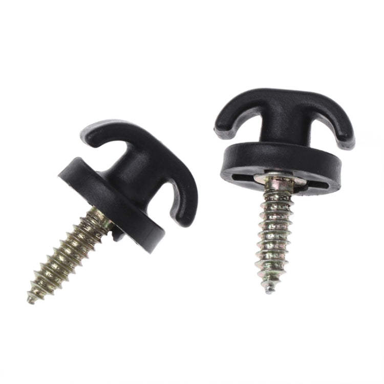 2 PCS Universal Car Trunk Original Hook Flat Type Vertical Luggage Net Hook Link by buy2fix
