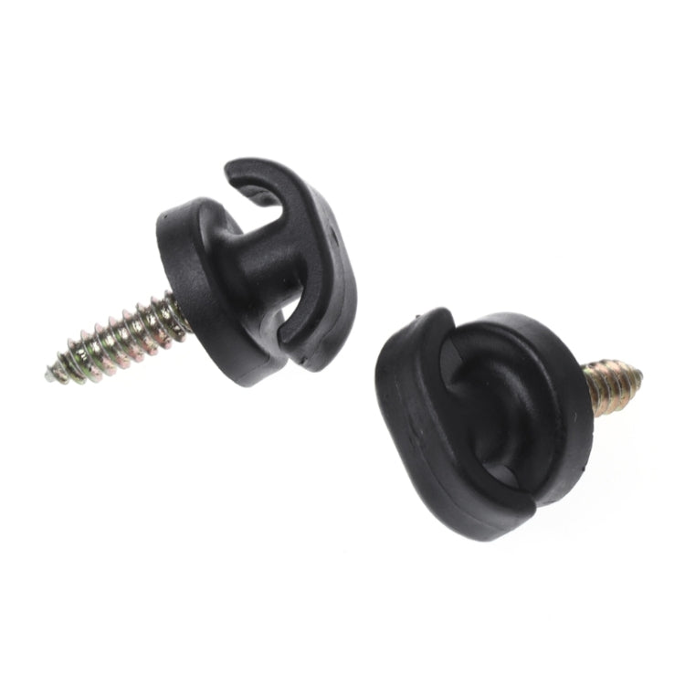 2 PCS Universal Car Trunk Original Hook Flat Type Vertical Luggage Net Hook Link by buy2fix