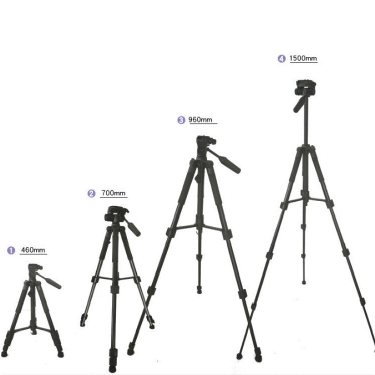 ET-668 Mobile Phone Camera Photography Tripod Live Support(Black) - Camera Accessories by buy2fix | Online Shopping UK | buy2fix