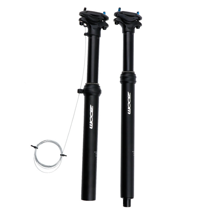 ZOOM Bicycle Wire-Controlled Hydraulic Lift Seat Tube Mountain Bike Seatpost, Size:30.9mm, Specification:375mm External Routing - Outdoor & Sports by ZOOM | Online Shopping UK | buy2fix