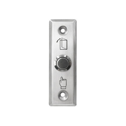 S28 Stainless Steel Narrow Strip Self-reset Electronic Access Control System Switch Out Button - Security by buy2fix | Online Shopping UK | buy2fix