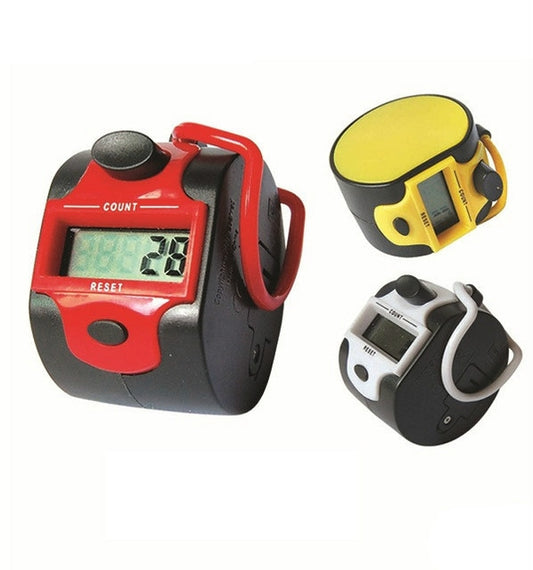 Portable Five-digit Manual Press Electronic Counter(Random Color Delivery) by buy2fix