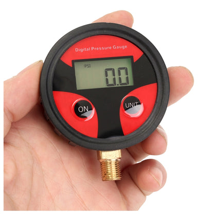 Automobile Tire Pressure Dial Measuring Instrument Digital Display Regulating Throttle Valve - In Car by buy2fix | Online Shopping UK | buy2fix