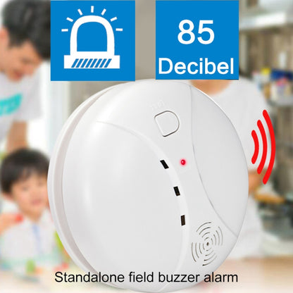 ZC-S004 Wireless Fire Sensor Protection Smoke Detector Home Security Alarm Systems - Security by buy2fix | Online Shopping UK | buy2fix