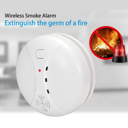 ZC-S004 Wireless Fire Sensor Protection Smoke Detector Home Security Alarm Systems - Security by buy2fix | Online Shopping UK | buy2fix