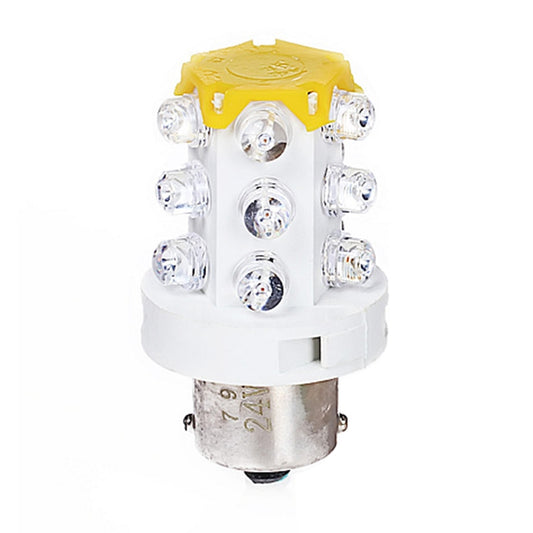 B15 15 LEDs Small Bulb LED Warning Light, Random Color Delivery, Voltage:220V by buy2fix