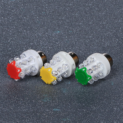 B15 15 LEDs Small Bulb LED Warning Light, Random Color Delivery, Voltage:220V - Security by buy2fix | Online Shopping UK | buy2fix