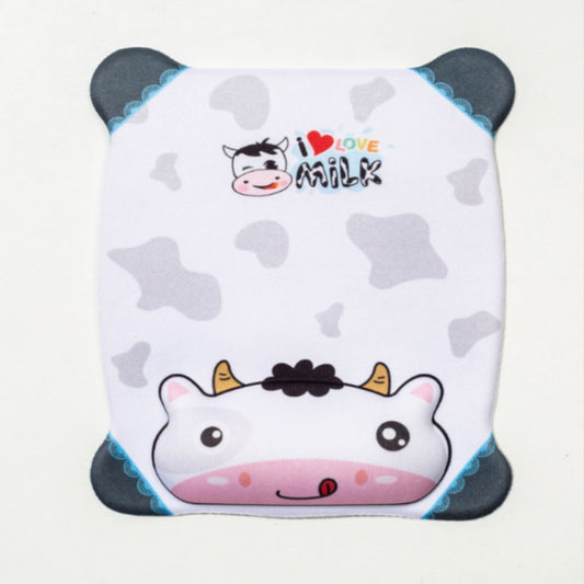 Cartoon Silicone Wristband Mouse Pad(Cow) by buy2fix