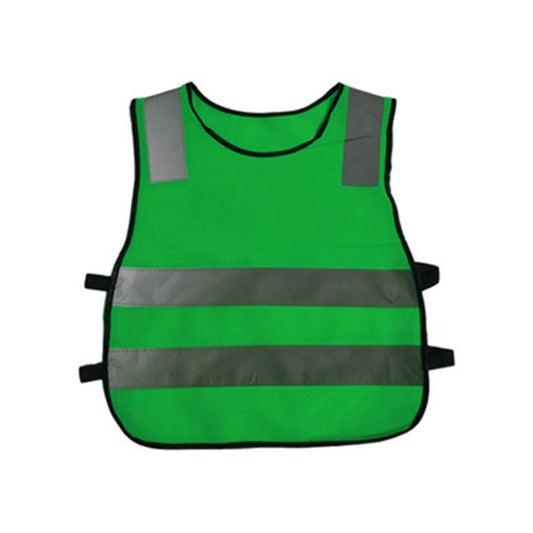 Safety Kids Reflective Stripes Clothing Children Reflective Vest(Dark Green) by buy2fix