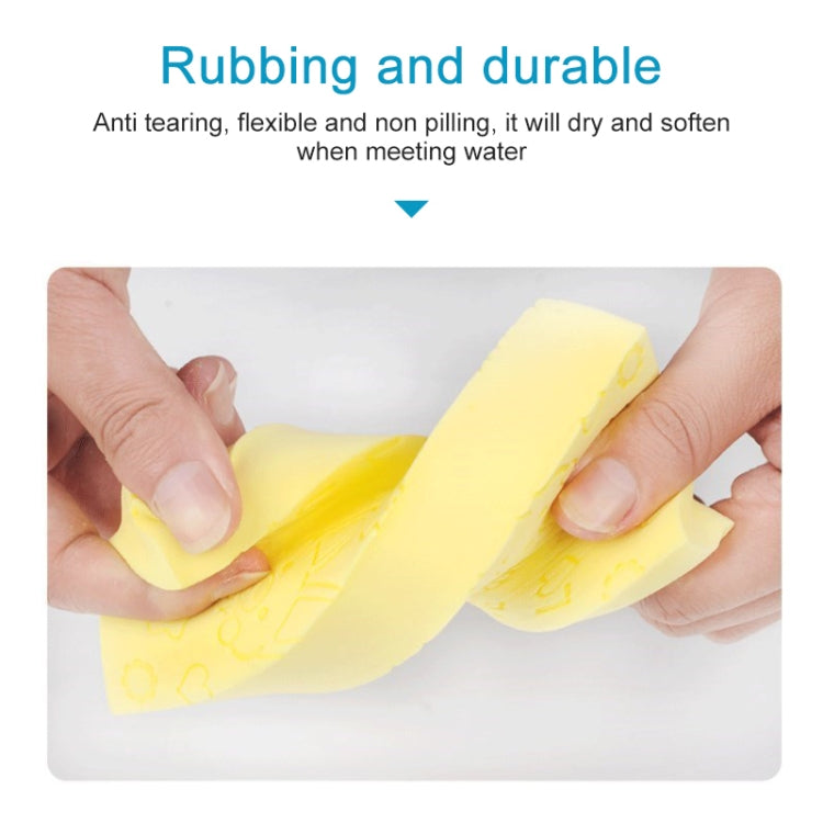 Baby Shower Spa Bath Square Sponge Body Cleaning Scrub(Blue) by buy2fix