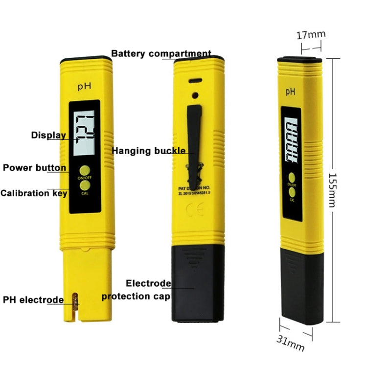 Portable High-precision PH Test Pen PH Acidity Meter PH Water Quality Detection Instrument(Blue) - Consumer Electronics by buy2fix | Online Shopping UK | buy2fix