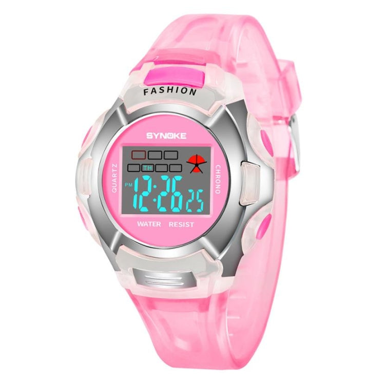 SYNOKE 99329 Waterproof Luminous Sports Electronic Watch for Children(Red) - Sport Watches by SYNOKE | Online Shopping UK | buy2fix