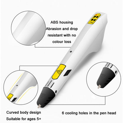 3D Printing Pen Children Toy Art Doodle Pen, Specification:USB+EU Plug - Consumer Electronics by buy2fix | Online Shopping UK | buy2fix