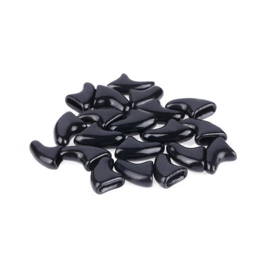 20 PCS Silicone Soft Cat Nail Caps / Cat Paw Claw / Pet Nail Protector/Cat Nail Cover, Size:S(Black) by buy2fix