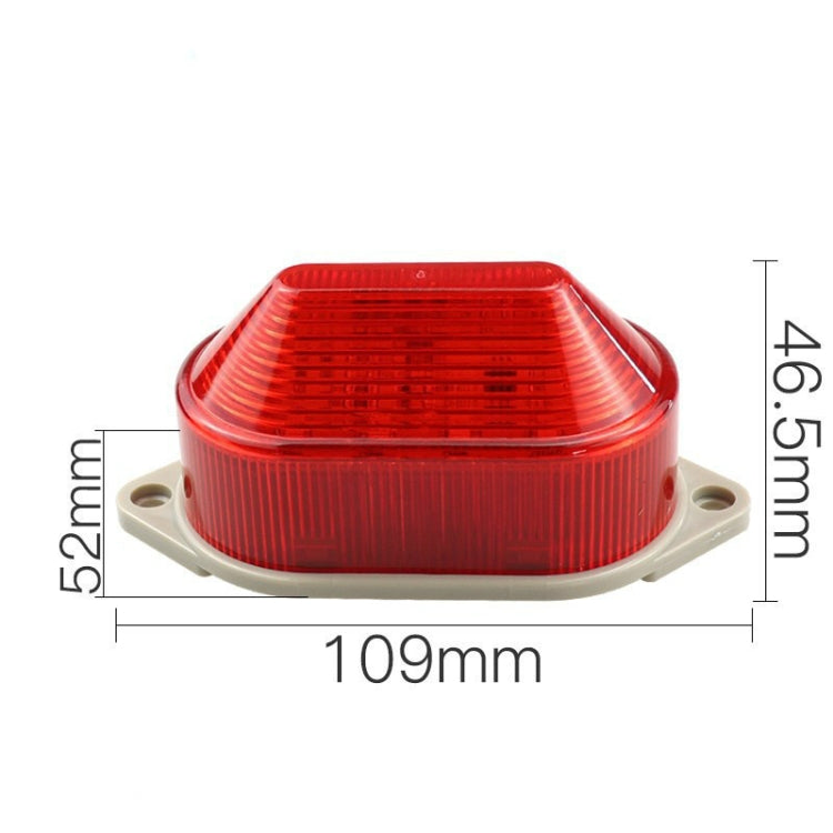 DC12V Led Mini Strobe Signal Warning Light Silent Warning Light(Orange) - Warning Lights by buy2fix | Online Shopping UK | buy2fix