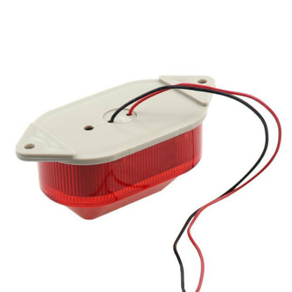 DC24V Led Mini Strobe Signal Warning Light Silent Warning Light(Red) - Warning Lights by buy2fix | Online Shopping UK | buy2fix