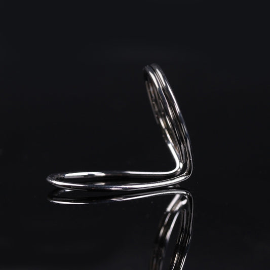 Metal Spring Ring Pick for Guitar(Silver) by buy2fix