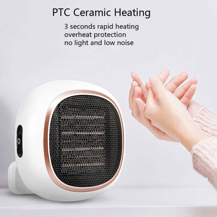 Touch Home Desktop Small Sun Wall-Mounted Heating Fan Mini Electric Heater, CN Plug(White) - Consumer Electronics by buy2fix | Online Shopping UK | buy2fix
