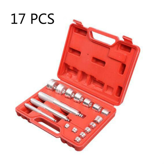 17 In 1 Small Aluminum Alloy Bearing Disassembly Tool Bearing Installation Extractor(Red) by buy2fix
