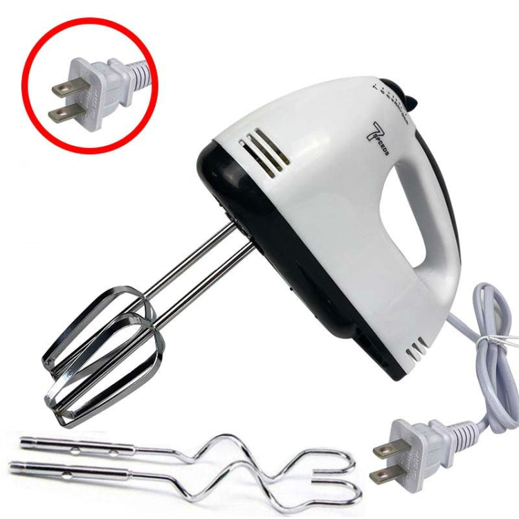 Whisk Electric Household Mini Whisk Baking Small Whipped Cream Machine, Specification:US Plug+4 Stirring Rods - Stirrer & Squeezer by buy2fix | Online Shopping UK | buy2fix