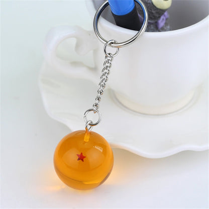 2 PCS Anime 7 Stars Balls 2.7cm PVC Figures Toys Keychain(1 star) - Key Rings by buy2fix | Online Shopping UK | buy2fix