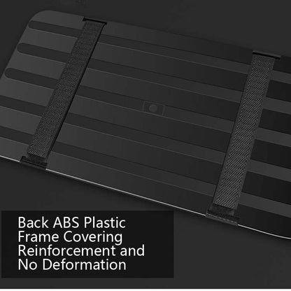 Car Sun Block Glasses Case Document Holder Car Plastic Frame Zipper Type Multi-Function Card Bag Storage Bag(Brown) by buy2fix