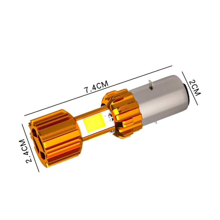 2 PCS CS-1168 DC10-85V/1200LM/10W Motorcycle LED Luminous Headlights, Style:Three Sides - Headlights by buy2fix | Online Shopping UK | buy2fix