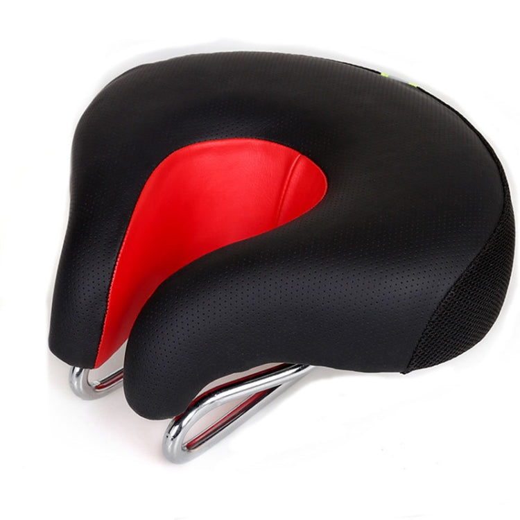 Noseless Bicycle Saddle Mountain Bike Thickened  Soft Cushion(Red) - Outdoor & Sports by buy2fix | Online Shopping UK | buy2fix