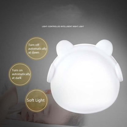 4 PCS Smart Light Control LED Bedroom Mini Night Light Energy-Saving Bedside Lamp, US Plug(Yellow) by buy2fix