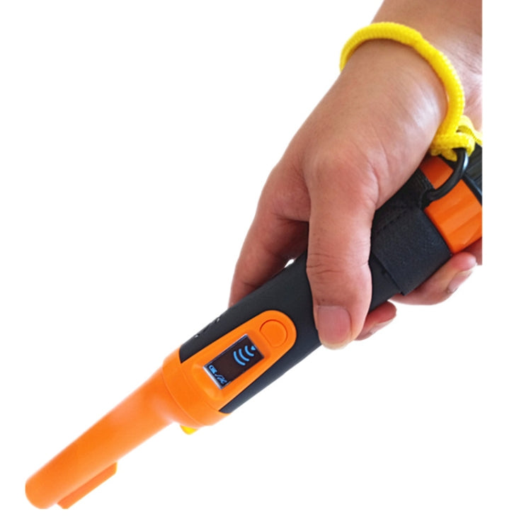 HS-10 Handheld Waterproof Metal Detector LCD Display Metal Positioning Rod(Orange) - Consumer Electronics by buy2fix | Online Shopping UK | buy2fix