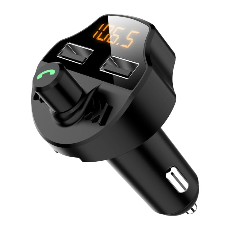 T66 Car Bluetooth Car Charger Cigarette Lighter MP3 Player Hands-Free Car FM Transmitter - Bluetooth Car Kits by buy2fix | Online Shopping UK | buy2fix