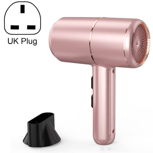Home Dormitory Mute High-Power Hot And Cold Air Hair Dryer, 220V UK Plug(Pink) - Home & Garden by buy2fix | Online Shopping UK | buy2fix
