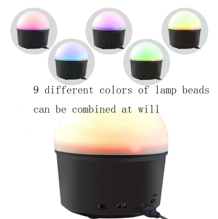 Dreamy Rotating Night Light Romantic LED Colorful Speaker Light, Specification:Built-in Battery - LED Light by buy2fix | Online Shopping UK | buy2fix