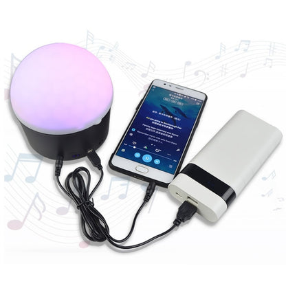 Dreamy Rotating Night Light Romantic LED Colorful Speaker Light, Specification:Built-in Battery - LED Light by buy2fix | Online Shopping UK | buy2fix