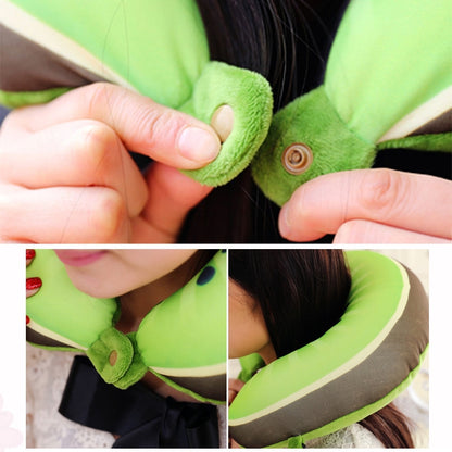 Fruit U Shaped Travel Pillow Nanoparticles Neck Pillow Car Pillows Soft Cushion Home Textile(Lime) - Cushions & Pillows by buy2fix | Online Shopping UK | buy2fix