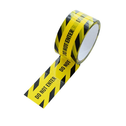 3 PCS Floor Warning Social Distance Tape Waterproof & Wear-Resistant Marking Warning Tape(Twill Warning) - Warning Sticker by buy2fix | Online Shopping UK | buy2fix