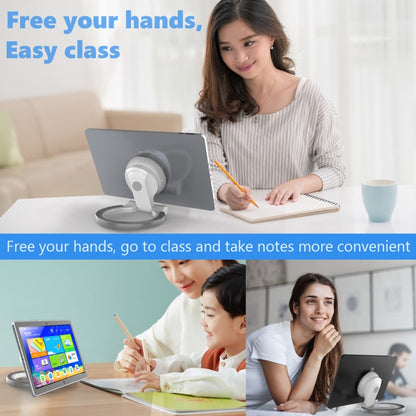 Two-in-one Multifunctional Wall-mounted Desktop Phone Computer Bracket(Black Nano Stickers) - Desktop Holder by buy2fix | Online Shopping UK | buy2fix