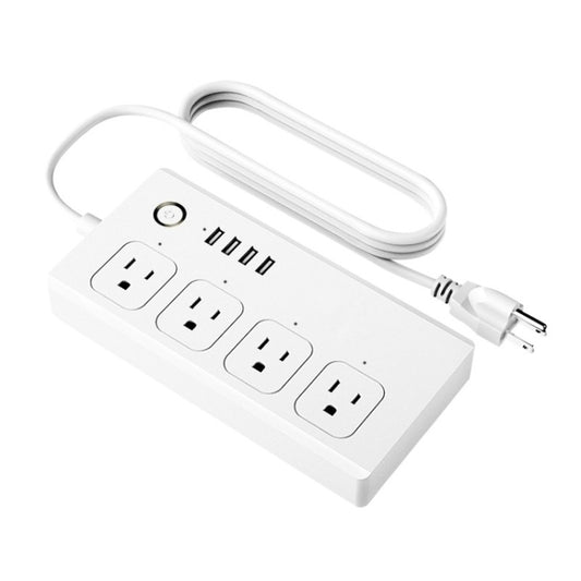 Home Office Wifi Mobile Phone Remote Control Timer Switch Voice Control Power Strip, Line length: 1.5m(US Plug) by buy2fix