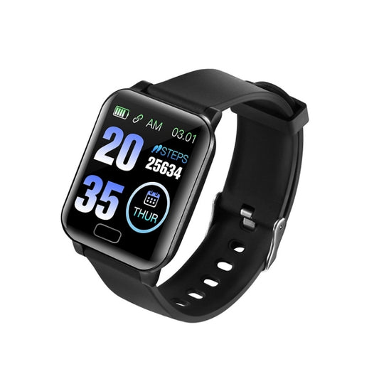 Y12 1.1 inch Screen Smart Bracelet, IP67 Waterproof, Support NFC/ Bluetooth Call/ Sleep Monitoring/ Heart Rate Monitoring/ Blood Pressure Monitoring(Black) by buy2fix