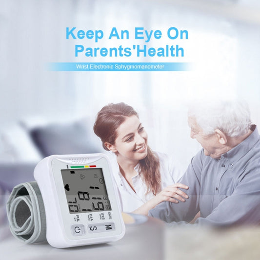 KWL-W01 Home Automatic Smart Wrist Electronic Sphygmomanometer, Style: English Without Voice(White) by buy2fix