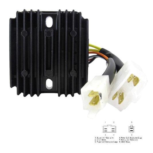 2002.21 Motorcycle Rectifier For Kawasaki AM109462 21066-2071 SH637-12 by buy2fix