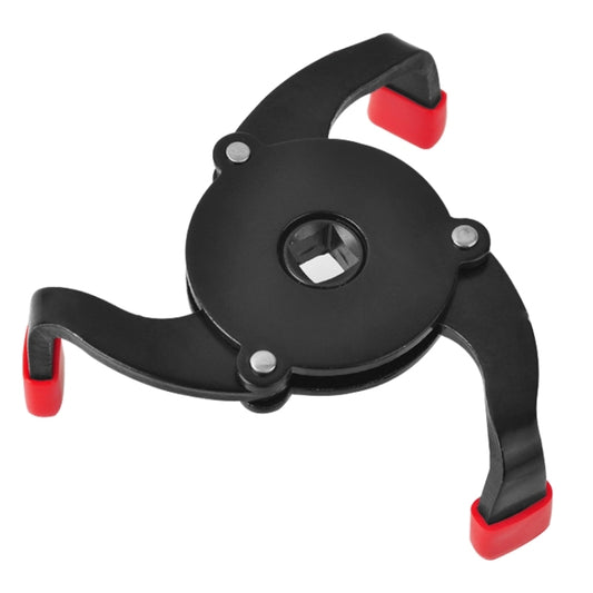 Car Repair Tools Oil Filter Wrench Tool with 3 Jaw Remover Tool for Cars Filter Removal Tool 3/8 inch Interface(Red) by buy2fix