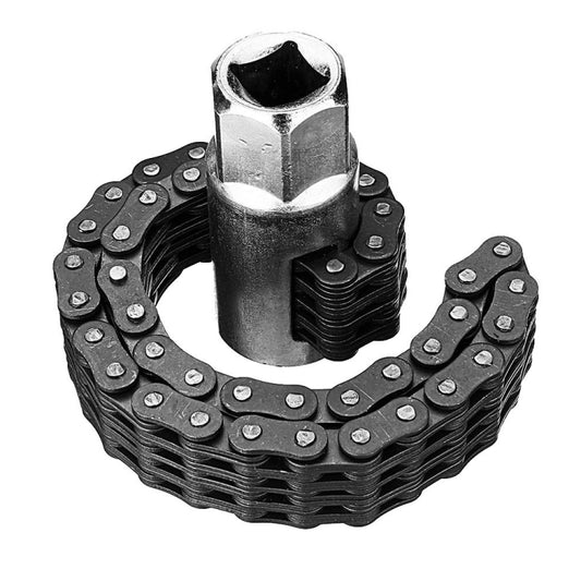 Oil Filter Chain Wrench Spanner Remover Adjustable Auto Repair Tool(52 Sections) by buy2fix
