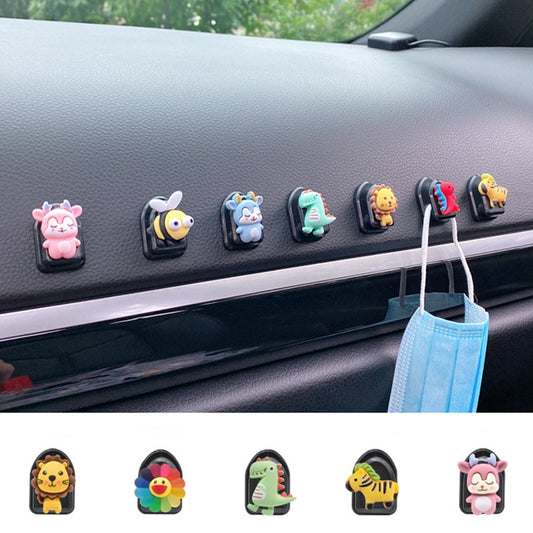 10 PCS Car Hook Car Sticky Multifunctional Mini Small Hook Car Seat Back Hook, Colour: Hook by buy2fix