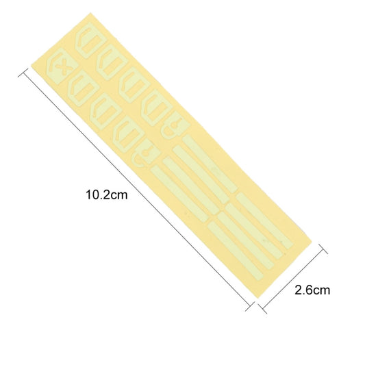 Car Window Sticker Lifter Modified Sticker Car Luminous Switch Car Window Button Car Sticker(Luminous Blue) by buy2fix