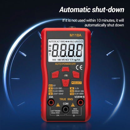 ANENG M118A High-Precision Automatic Range Multimeter Multi-Function Small Electrician Instrumentation Digital Universal Meter - Consumer Electronics by ANENG | Online Shopping UK | buy2fix