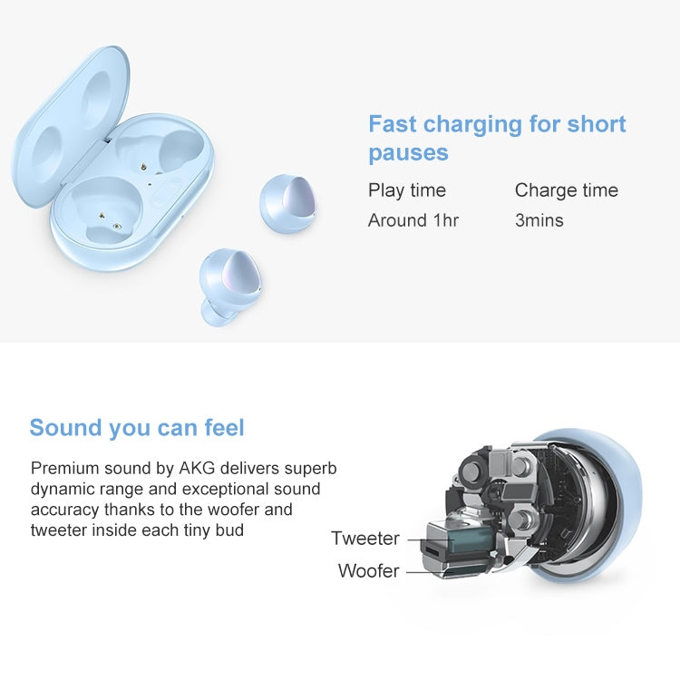 R175 In-Ear Portable Wireless Bluetooth Earphone(Blue) - Bluetooth Earphone by buy2fix | Online Shopping UK | buy2fix