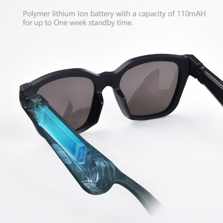 F002 Binaural Mini Smart Call Waterproof Bluetooth Glasses Earphone(Black Sunglasses) - Bluetooth Earphone by buy2fix | Online Shopping UK | buy2fix