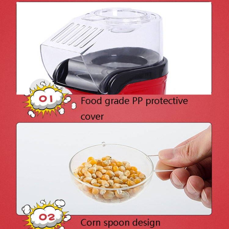 Household Electric Popcorn Machine Blow Mini Popcorn Bagging Machine, Product specifications: US Plug 110V - Home & Garden by buy2fix | Online Shopping UK | buy2fix